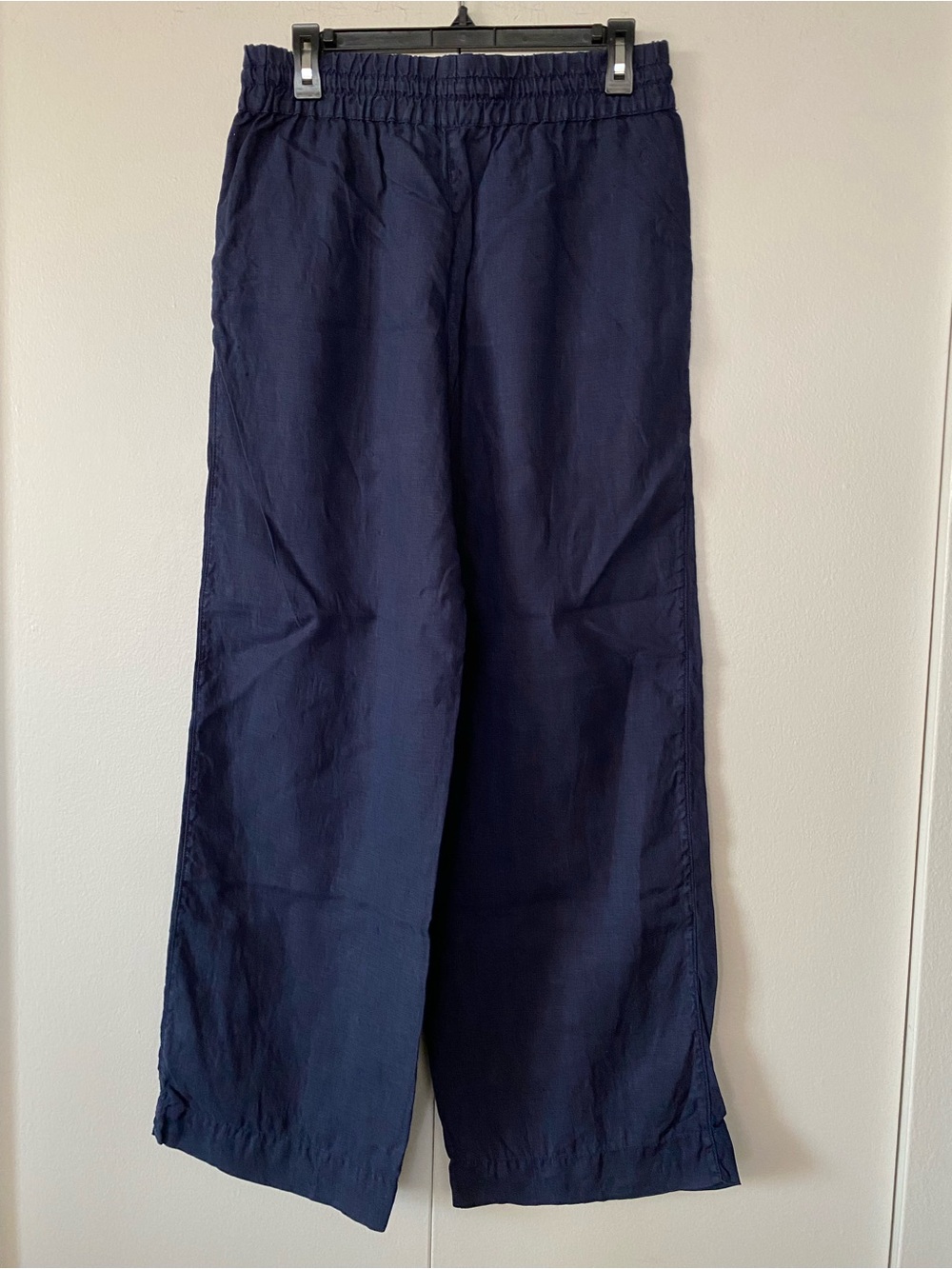 Tommy Bahama Women's Two Palms High-Rise Linen Easy Pants Navy Blue Size S - Picture 6 of 8